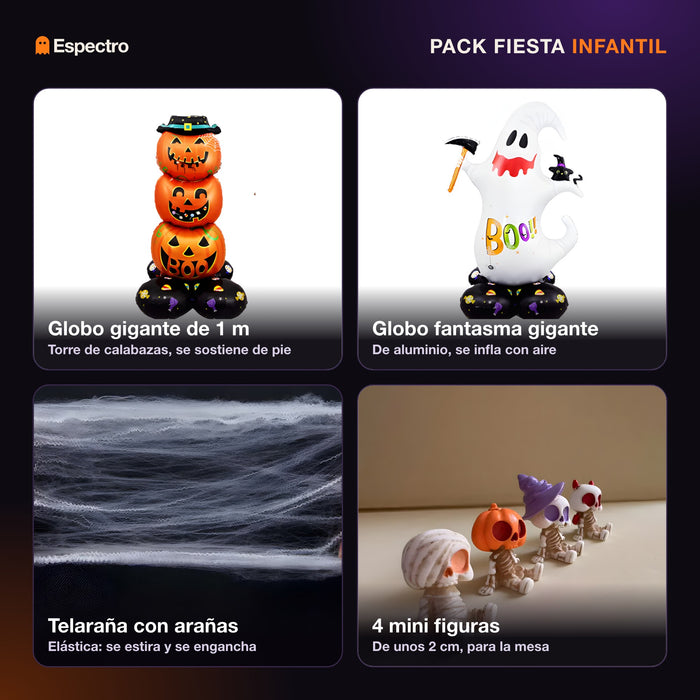 Pack fiesta infantil de Halloween